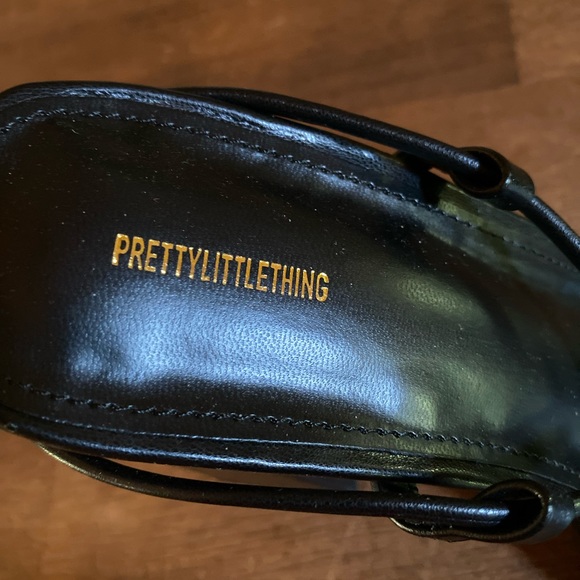 ✨Pretty Little Thing Strap Lace Up Sandal✨ NWOT - Picture 8 of 9